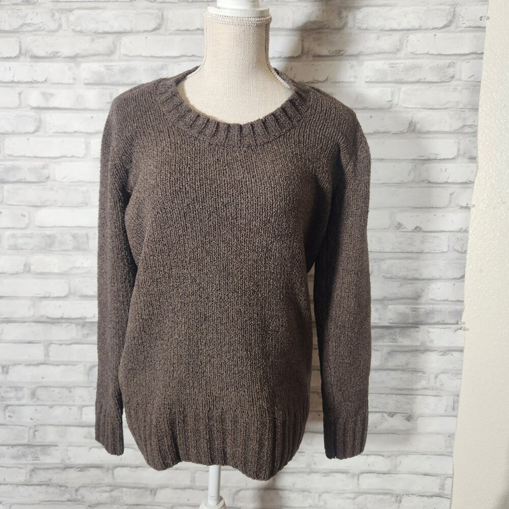 Merona Brown Crew Neck Sweater